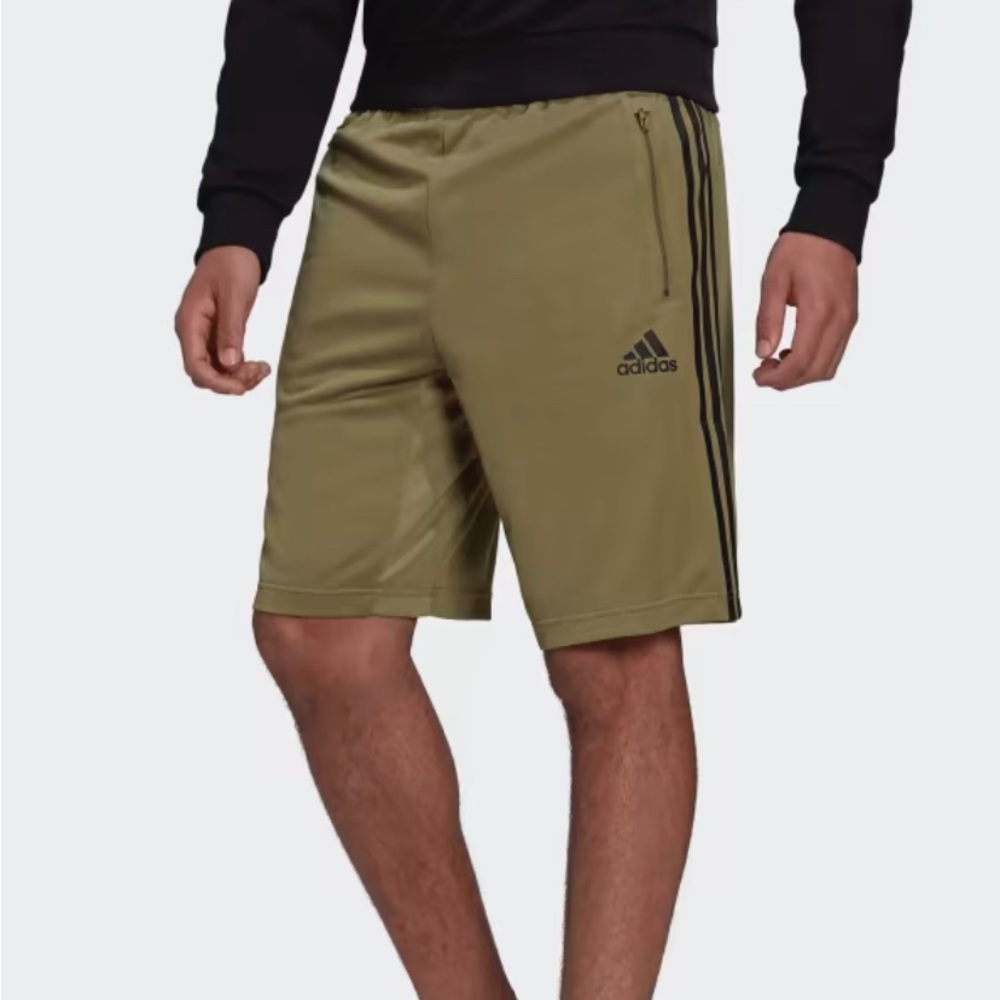 ADIDAS DESIGNED 2 MOVE 3-STRIPES PRIMEBLUE SHORTS